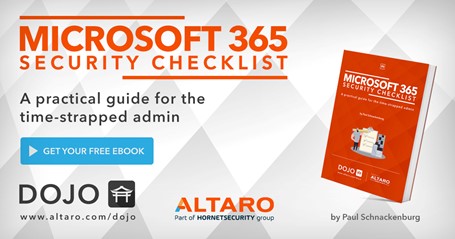 Microsoft 365 Security Checklist – A practical guide for the time-strapped admin – Free eBook