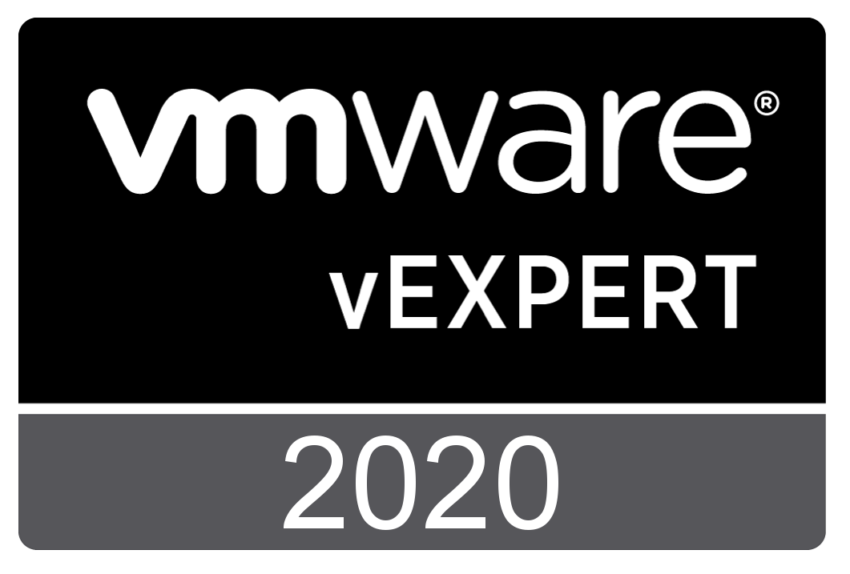 vExpert 2020 Award Announcement